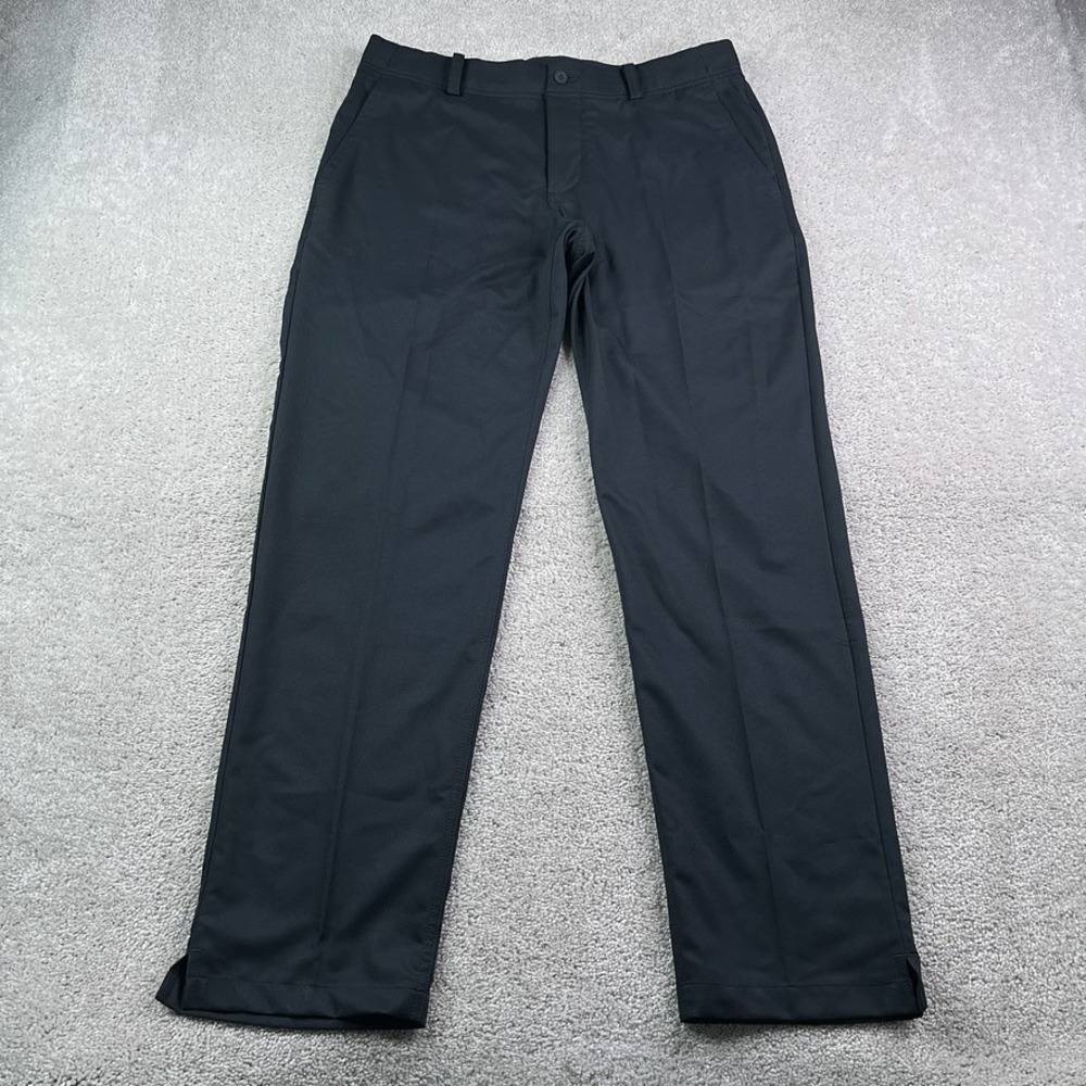 Nike Golf Pants Mens 34x32 Black Flex Performance Standard Fit Chino Golfing